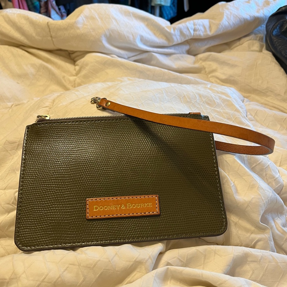 Dooney & Bourke Green Wristlet